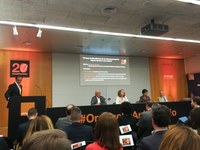 Presentació de l’informe “Impacte de 20 anys de liberalització de les telecomunicacions a Catalunya”, Campus Nord, 3 de juny de 2019, 10h